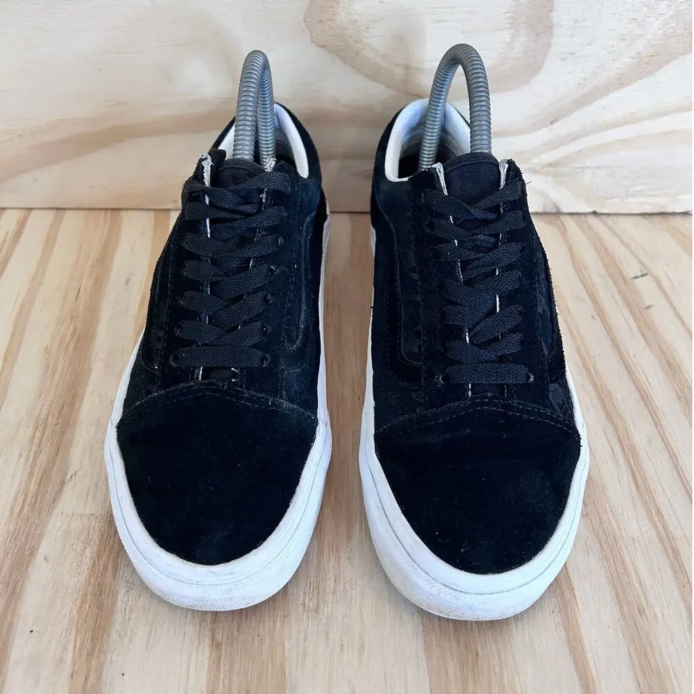 Vans Off The Wall - Premium Old Skool Suede - Sneakers - Black - Women's - 6.5